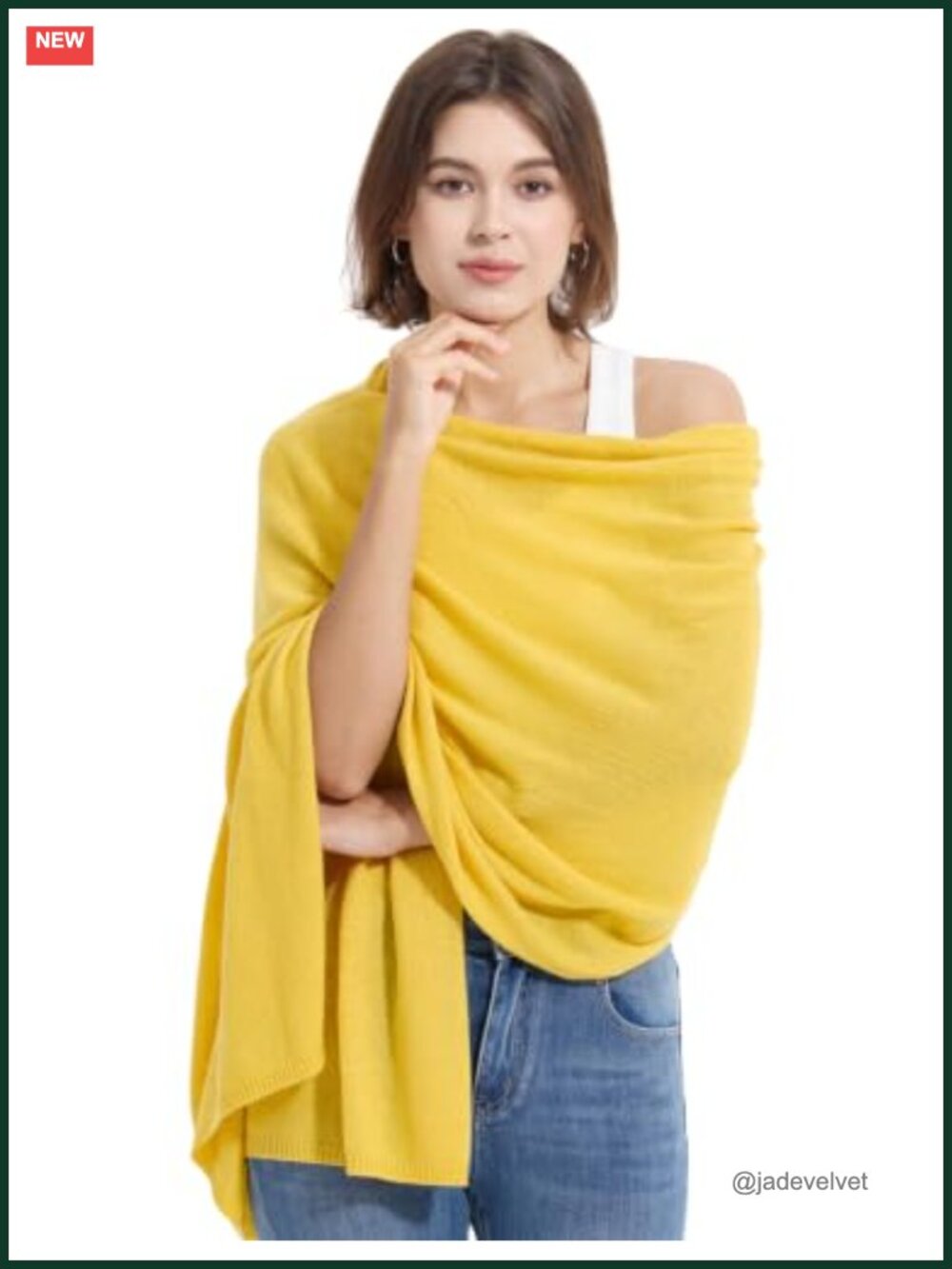 Cashmere Wool Blend Wrap Shawl Pashmina Travel Scarf